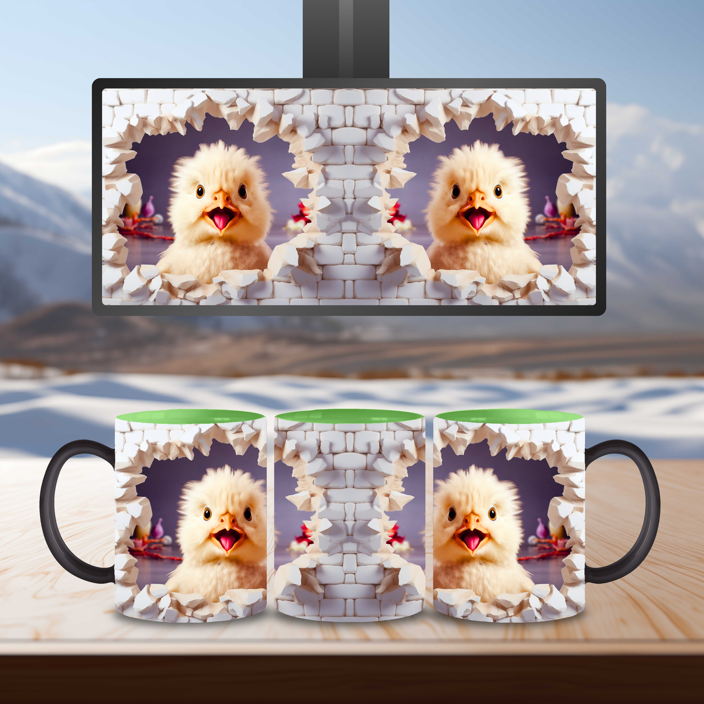 Peek-a-Boo Birds 3D Mug Collection