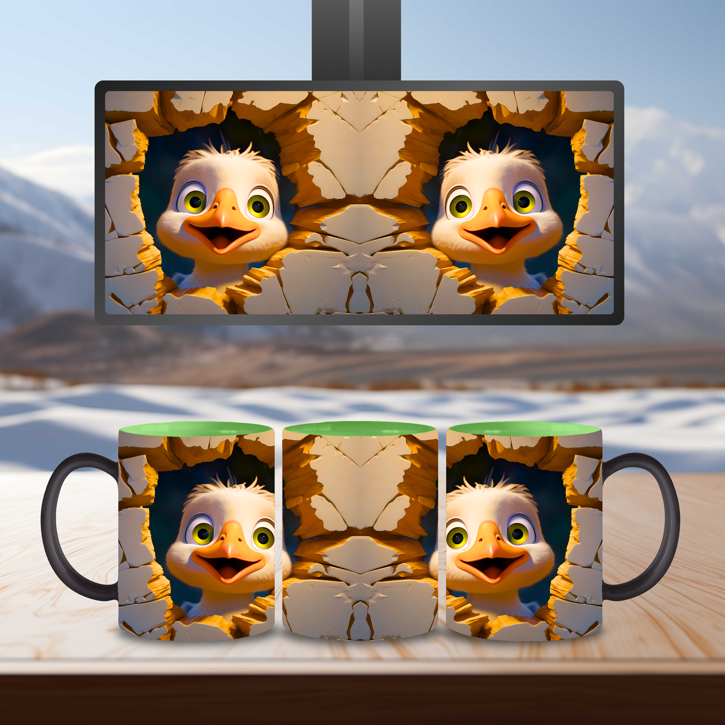 Peek-a-Boo Birds 3D Mug Collection