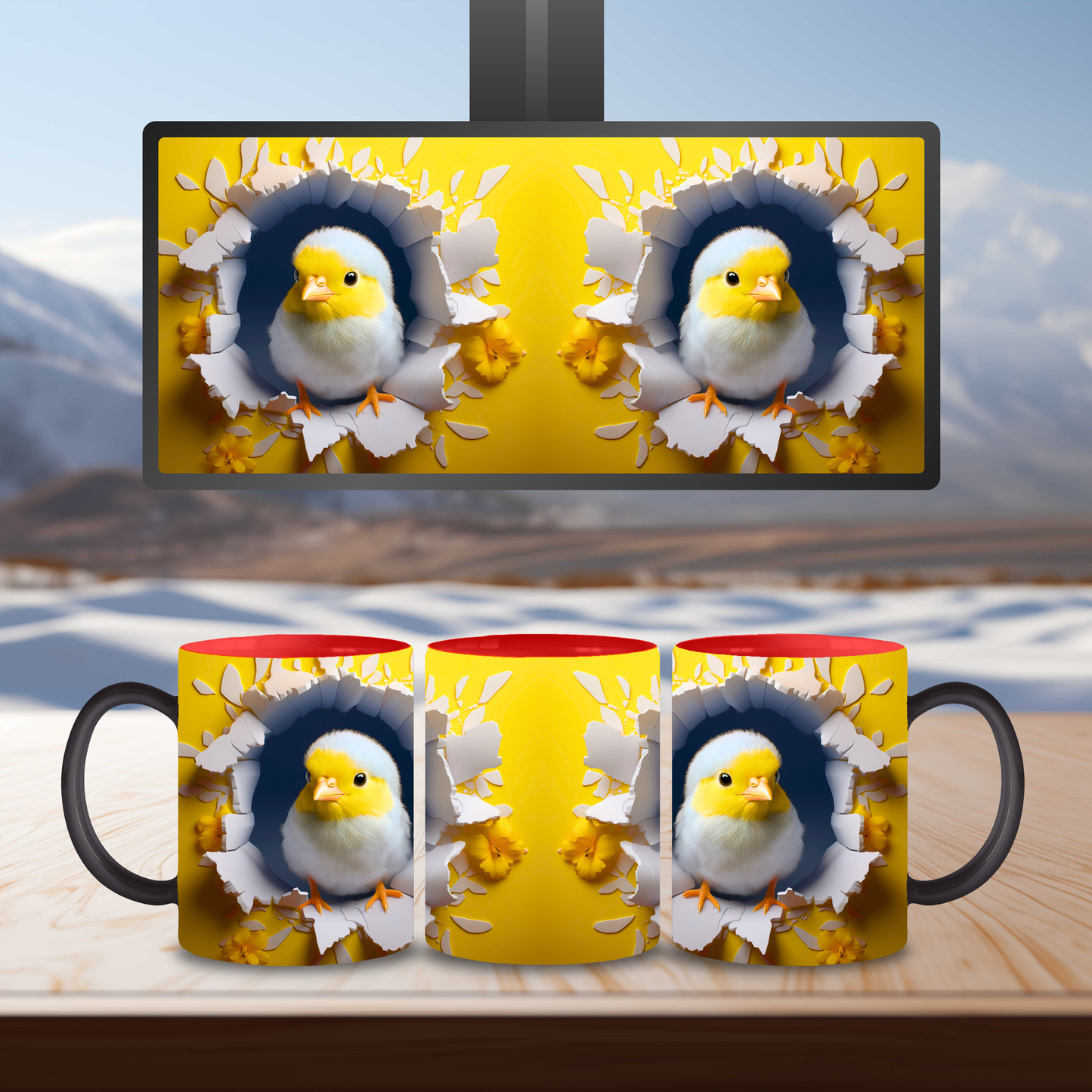 Peek-a-Boo Birds 3D Mug Collection