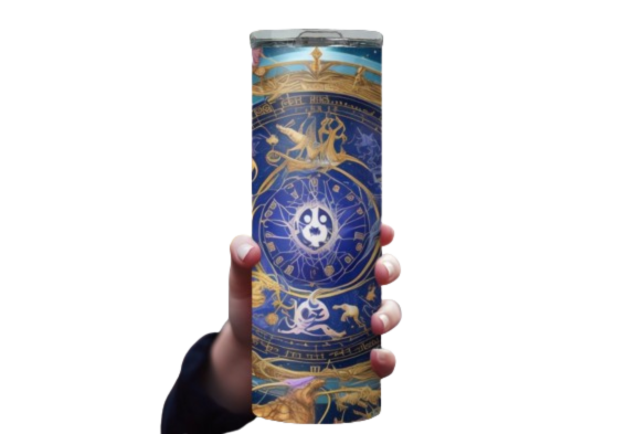 Zodiac Signs Chart Tumbler Design